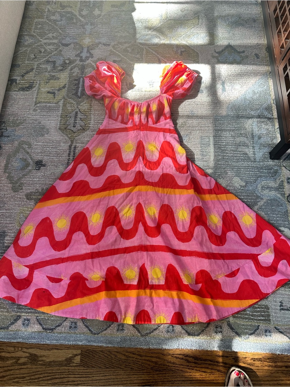 de Loreta Calla Puff Sleeve Dress - Picture 4 of 9